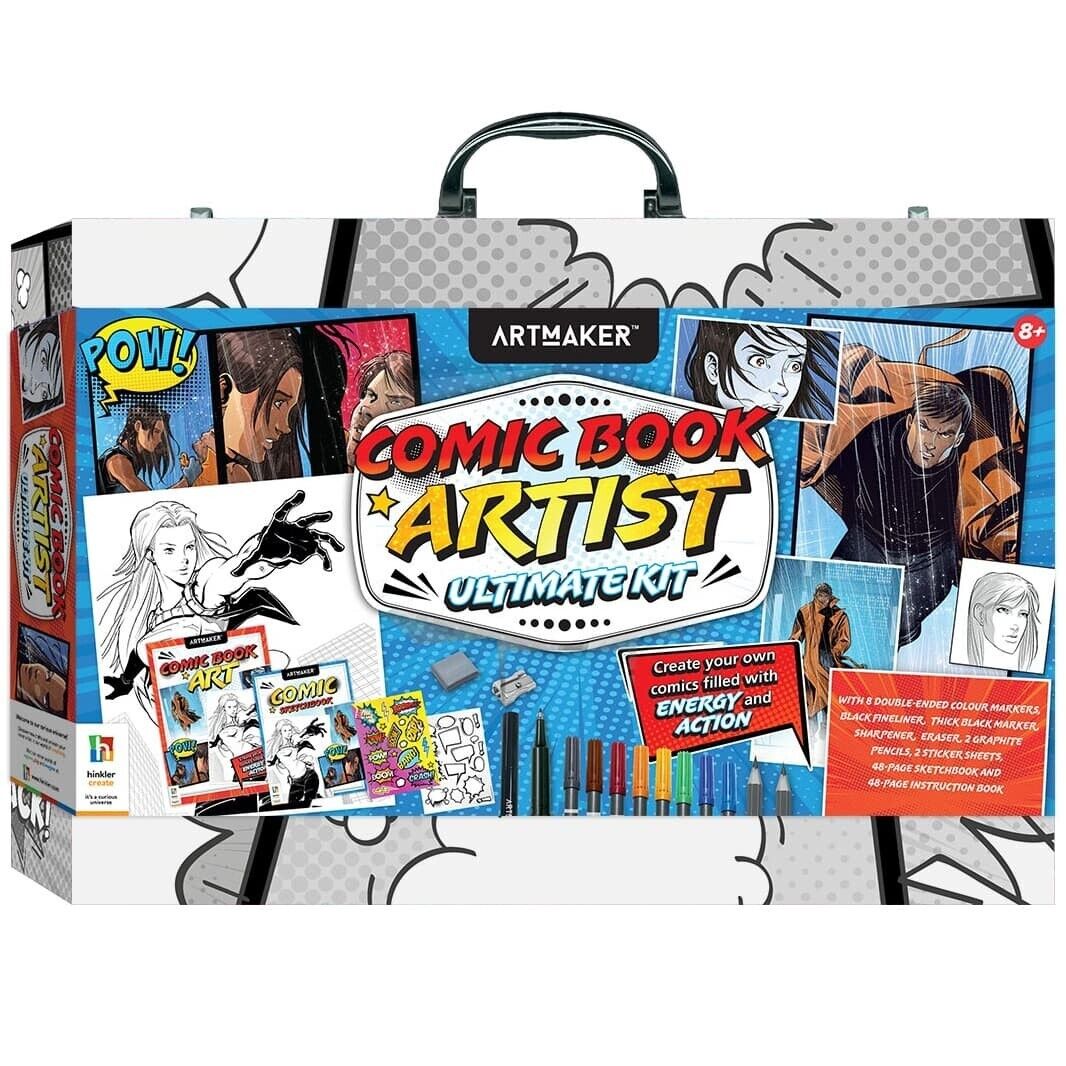 Comic Book Artist Ultimate Kit Learn to Draw Comics Anime Art Arts and Craft 8+