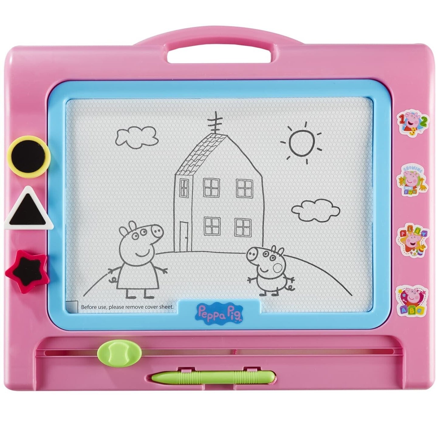 NEW Peppa Pig Deluxe Magnetic Scribbler Giant Drawing Board Age 3+