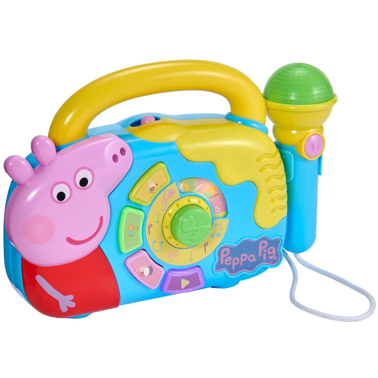 Peppa Pig Boombox with Light and Working Microphone to Sing Along