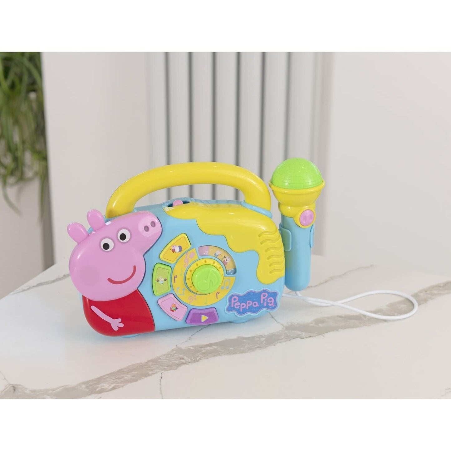 Peppa Pig Boombox with Light and Working Microphone to Sing Along