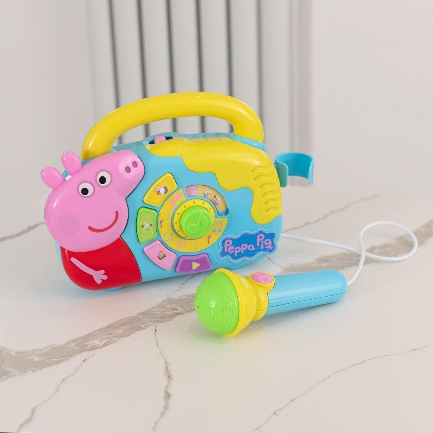 Peppa Pig Boombox with Light and Working Microphone to Sing Along