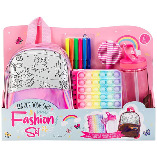 Colour Your Own Fashion Set Ideal Xmas Gift For Creative Kid's - Mermaid