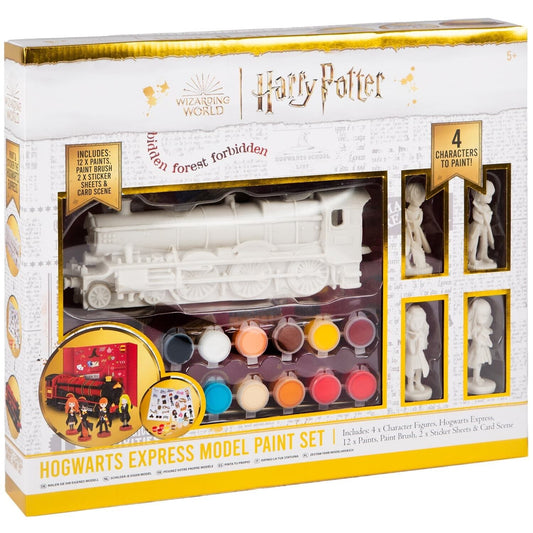 Harry Potter Hogwarts Express Model & Character Paint Set Kids Creative 5+ Large