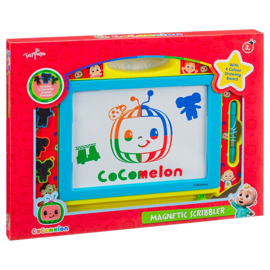 Cocomelon Magnetic Drawing New Boxed Board Scribbler  | 4 coloured Drawing Board