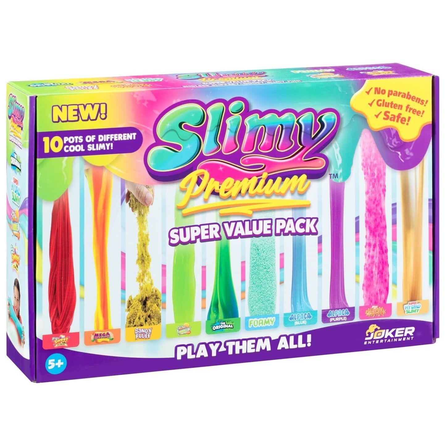 New Different Cool Slimy Super Value Pack Play and Mix All of Them Together 10pk