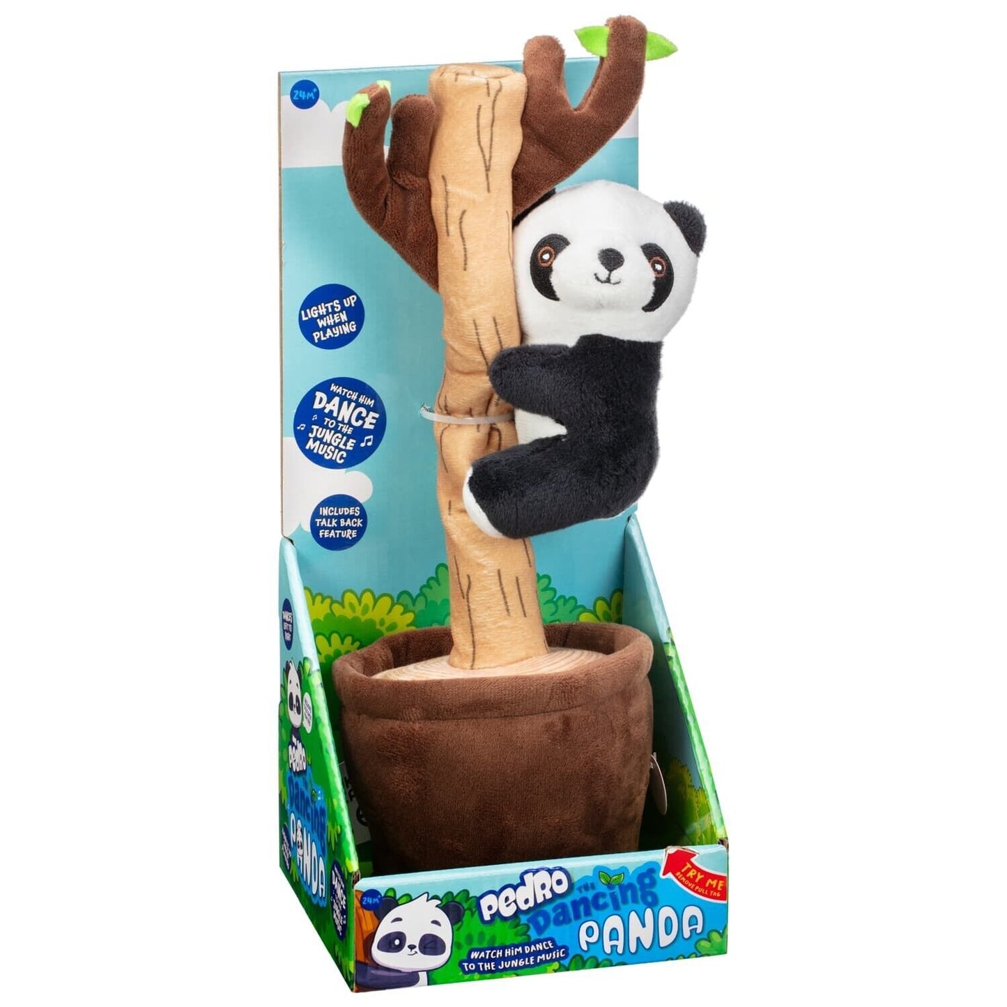 New Pedro the Dancing Panda, Dances, Lights Up And Has A Talk Back Feature