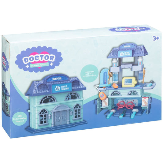 50 Pcs Doctor Playset Gift For Xmas Birthday For Kids Age 3+/ 34.5x 17.5 x 41 cm