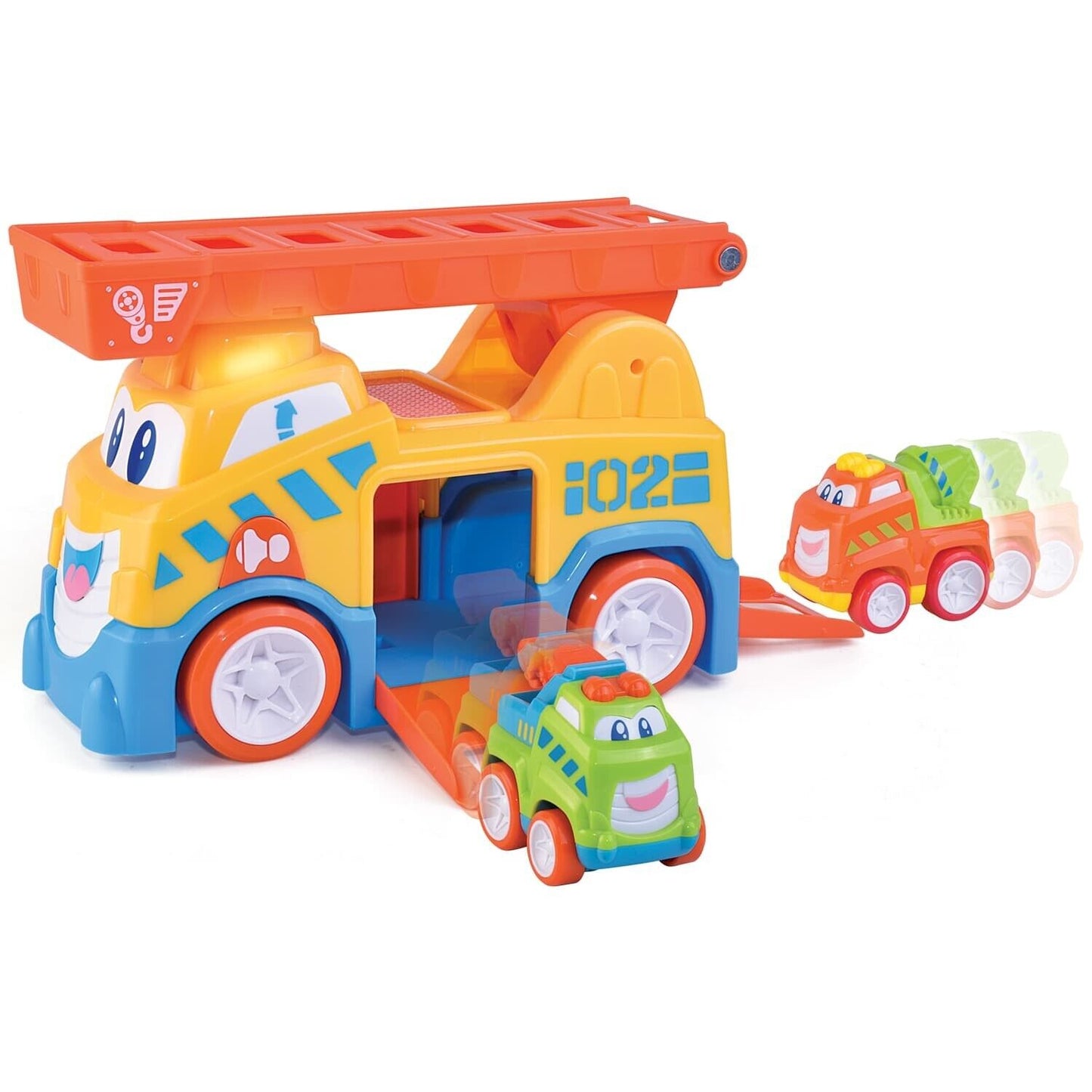 Crane Truck Playset Great Toy For Developing Kids' Imaginations, Motor Skills