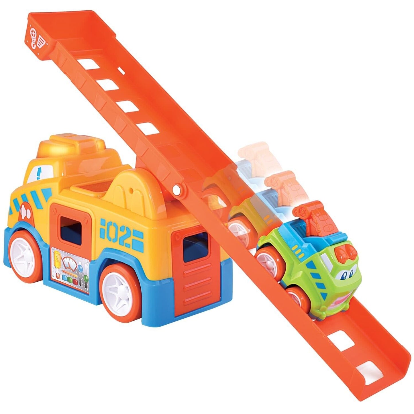 Crane Truck Playset Great Toy For Developing Kids' Imaginations, Motor Skills