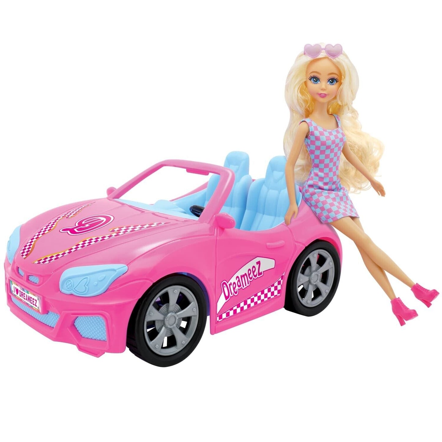 New Fabulous Funville Dreameez Car & Doll Sparkle Sports Car 3+ Years Kids Toy