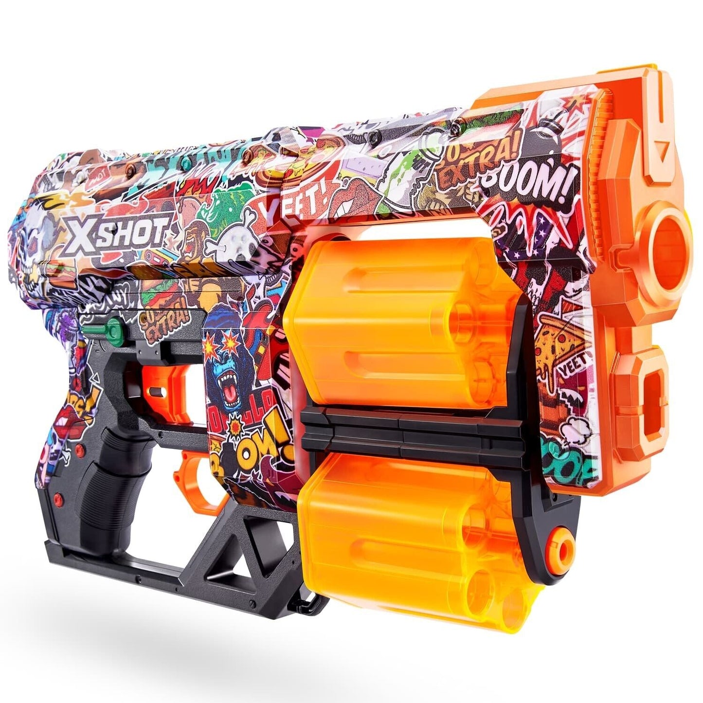 Zuru X-Shot Skins Dread Foam Dart Blaster Toy Gun With 12 Darts - New In Box