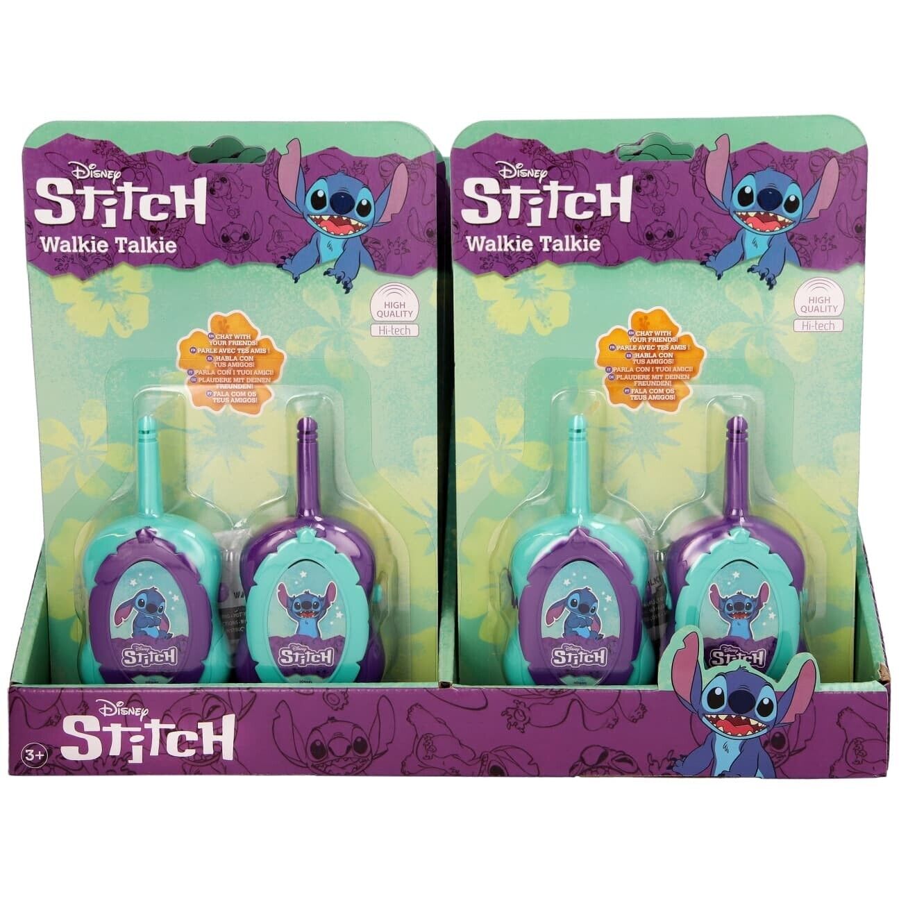 Disney Stitch Walkie Talkies, With High Quality Sound, 28.5 x 18 x 5cm