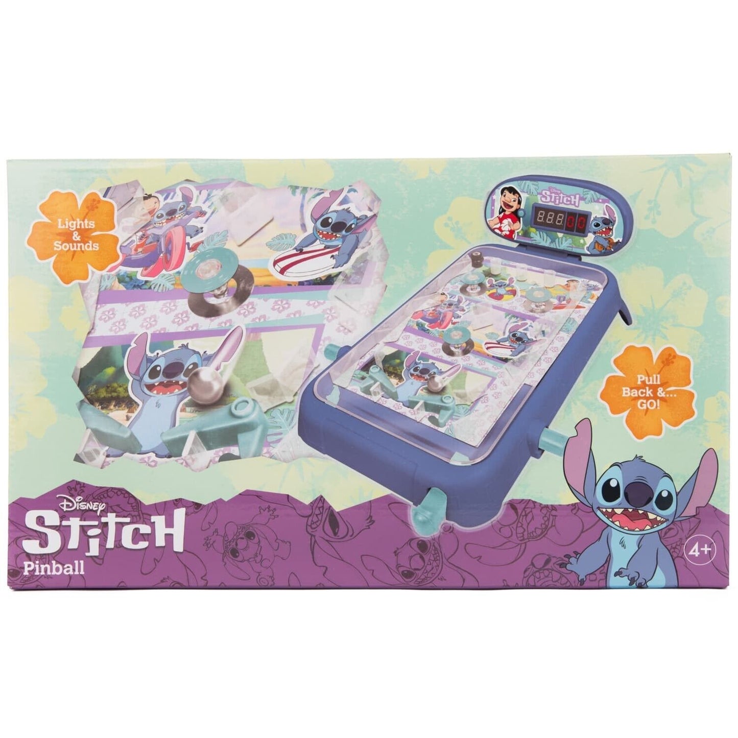 Disney Stitch Pinball Machine - A fun way to test your reflexes and hand-eye coo