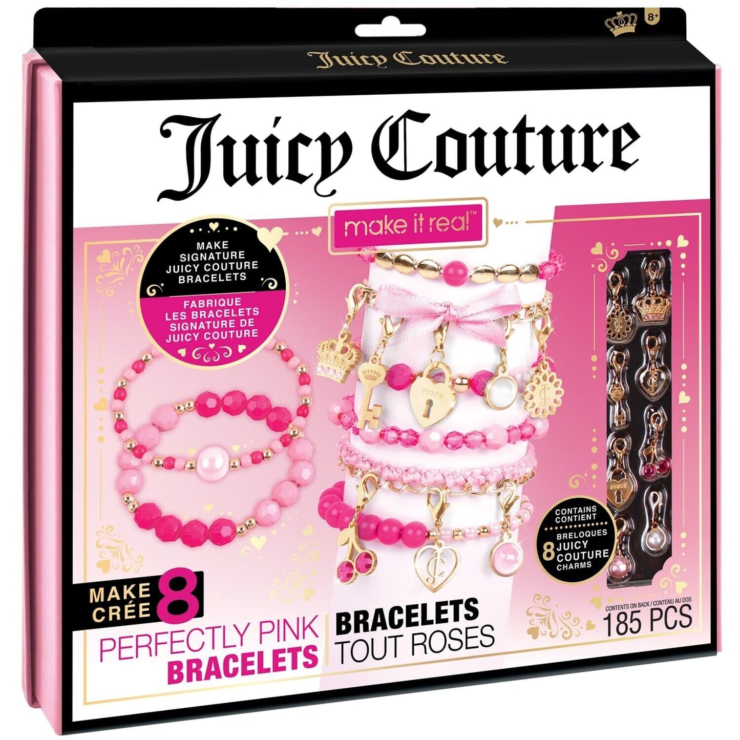 Make It Real Juicy Couture Bracelet Making Kit Make 5 Chains - 12 Charms BNIB