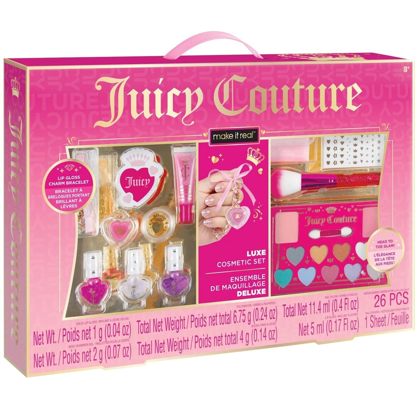 Juicy Couture Make Up Set Gift For Xmas Birthday Holidays For Girls Aged 8+ Year