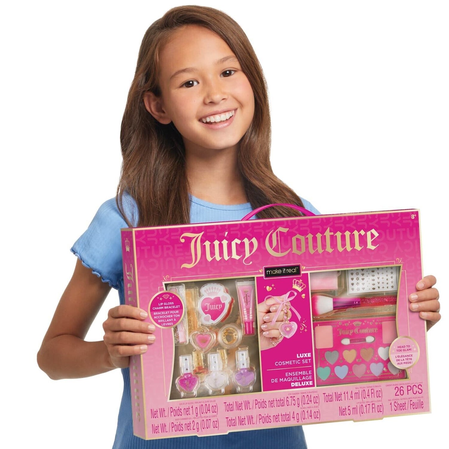 Juicy Couture Make Up Set Gift For Xmas Birthday Holidays For Girls Aged 8+ Year