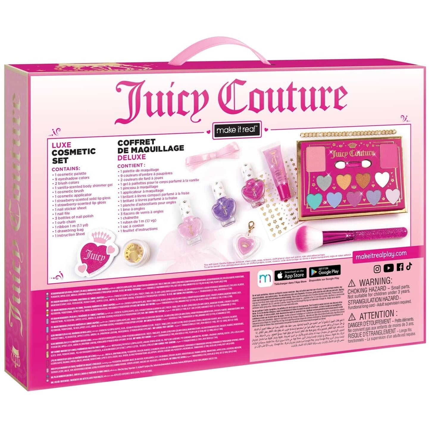 Juicy Couture Make Up Set Gift For Xmas Birthday Holidays For Girls Aged 8+ Year