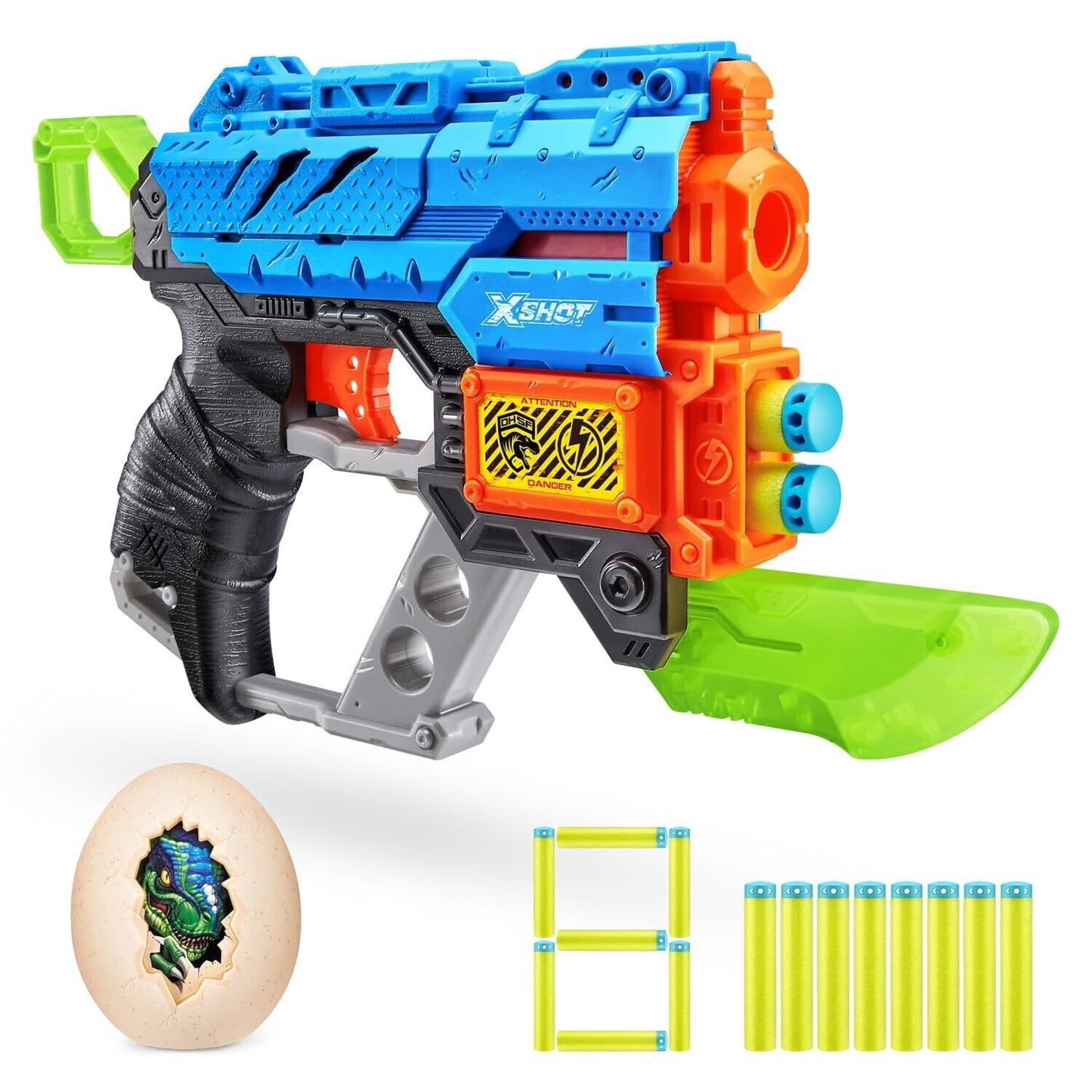 Zuru X-Shot Dino Attack Extinct Dinosaurs Kids Toy 8+ Toy Gun Gift Present Foam