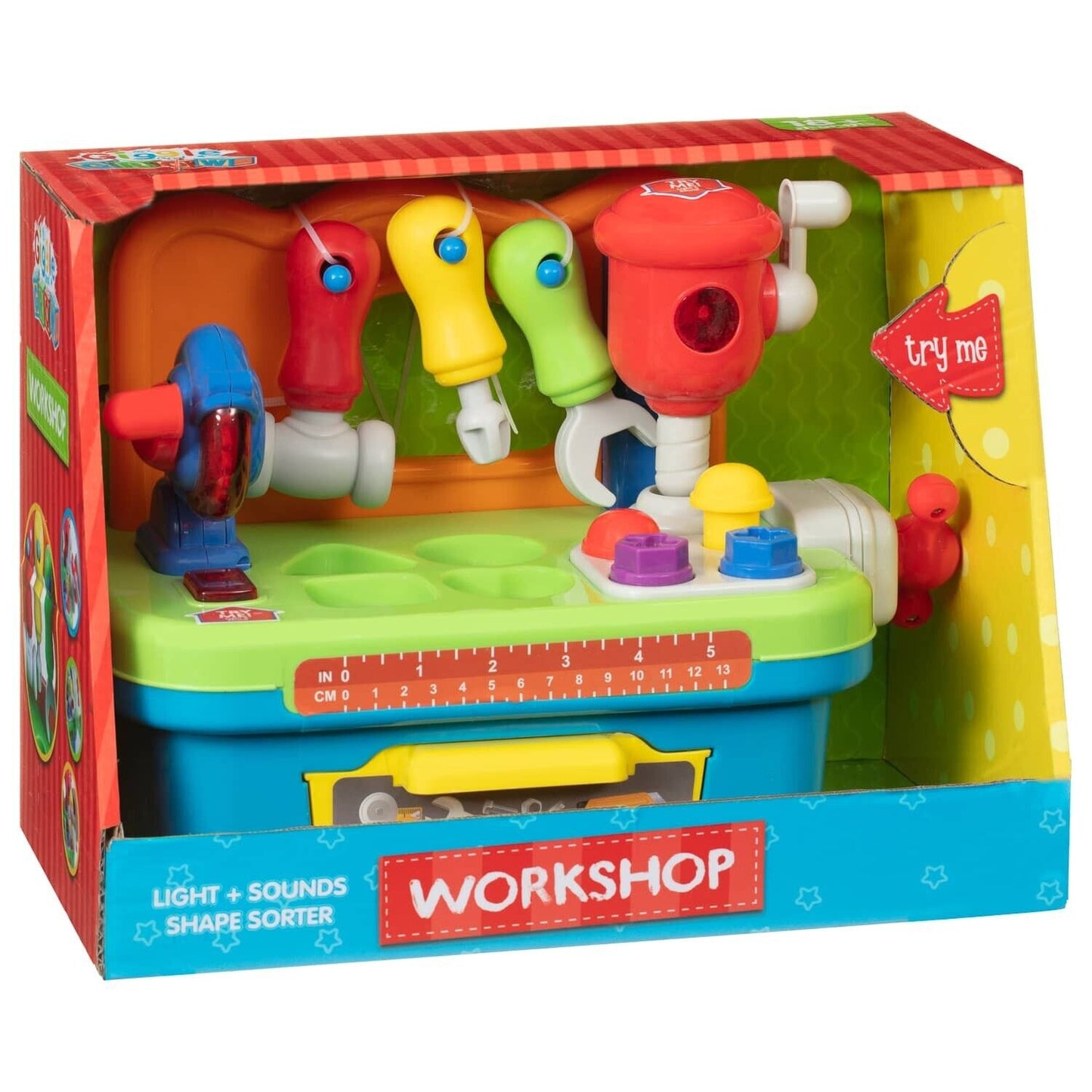 Toddler Workbench Shape Sorter With Lights & Sounds Ideal Gift For Kids