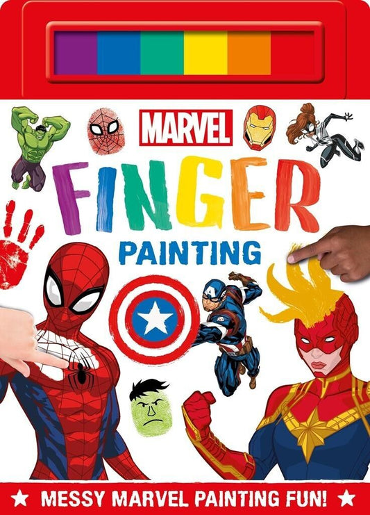 Marvel Finger Painting by Marvel Entertainment International Ltd  NEW Paperback