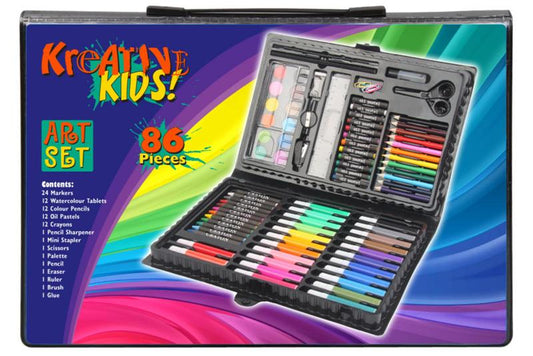 86-Piece Art Set in Sleek Colour Case - Elevate Your Creative Vision