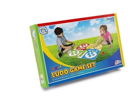 GIANT OUTDOOR LUDO GAMES FUN KIDS PLAY TOY MAT GAME FAMILY BOARD TRADITIONAL NEW