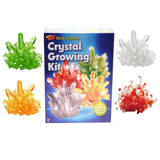 Crystal Growing Kit - 4 Vibrant Colours Included! For Kids Craft Kit Science