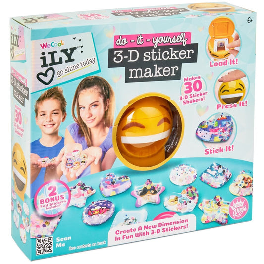 Do It Yourself 3D Sticker Maker Glitter, Gems & Beads For Kids/Children/Gifts