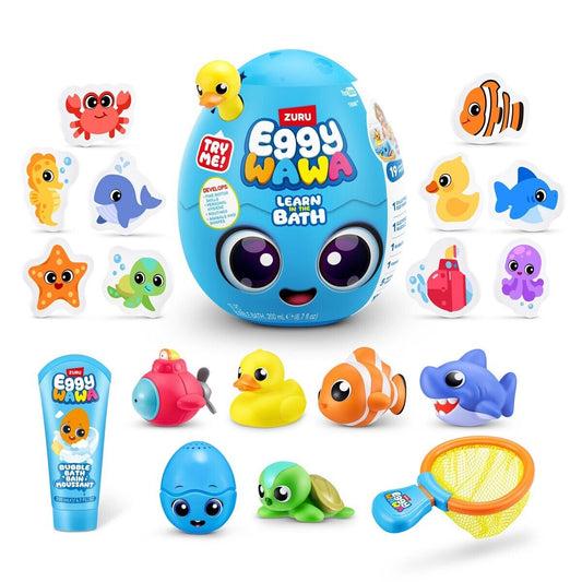 Eggy Wawa Learn In The Bath Surprise Egg Bathtime For Kids Free P&P