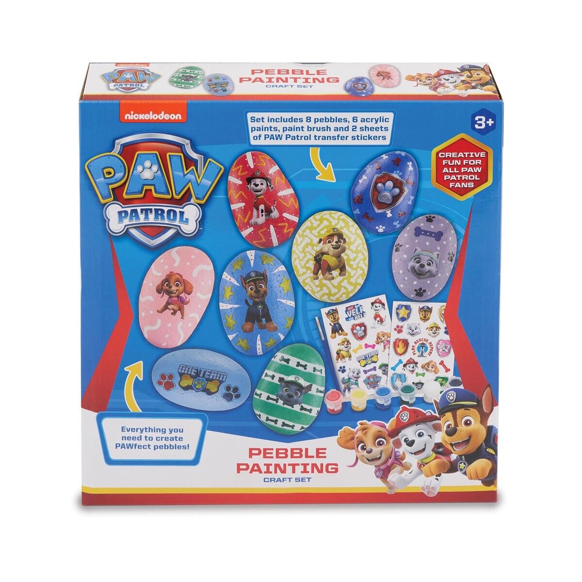 Nickelodeon Paw Patrol Pebble Painting Craft Set