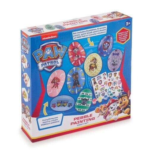 Nickelodeon Paw Patrol Pebble Painting Craft Set