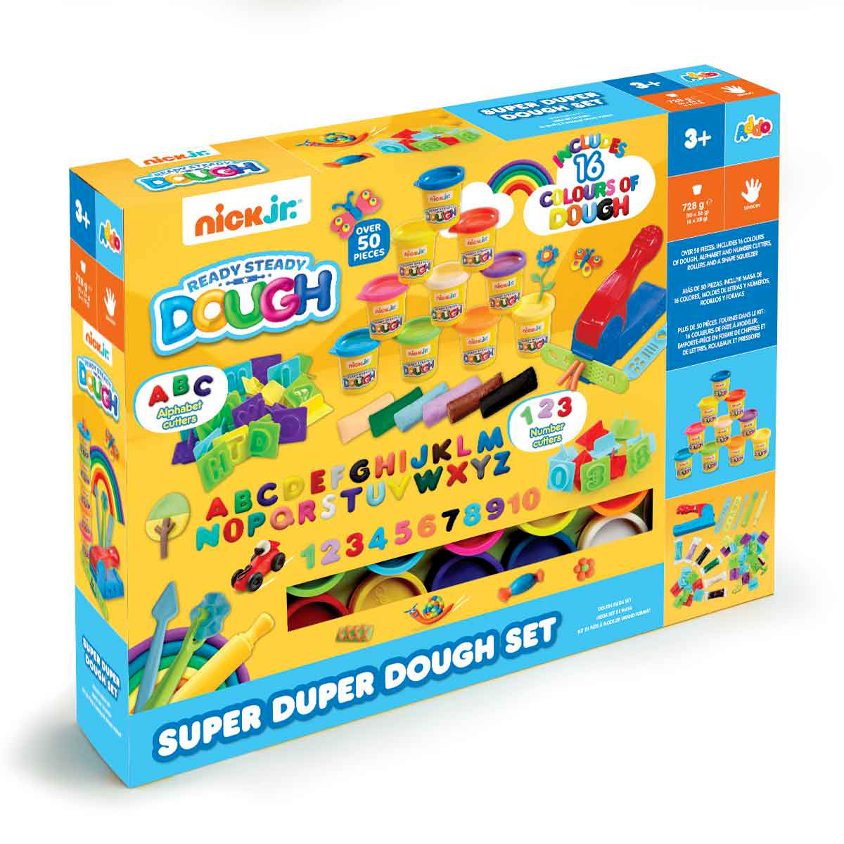 Nick Jr Ready Steady Dough Squeezy Shape Station ages 3+ Playset Craft Set Kids