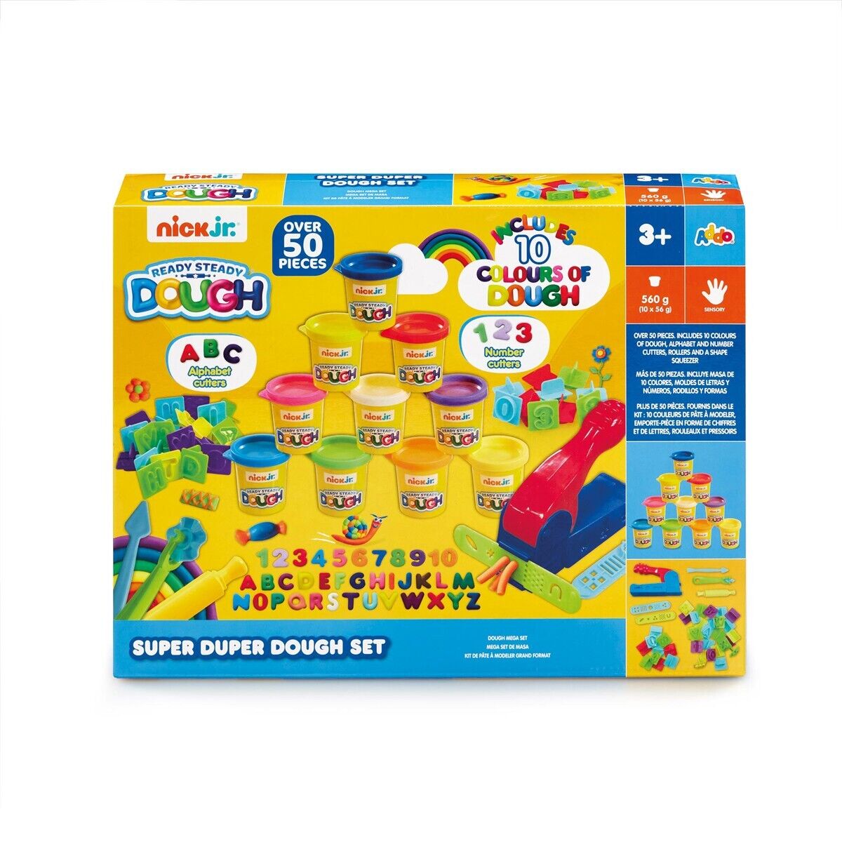 Nick Jr Ready Steady Dough Squeezy Shape Station ages 3+ Playset Craft Set Kids