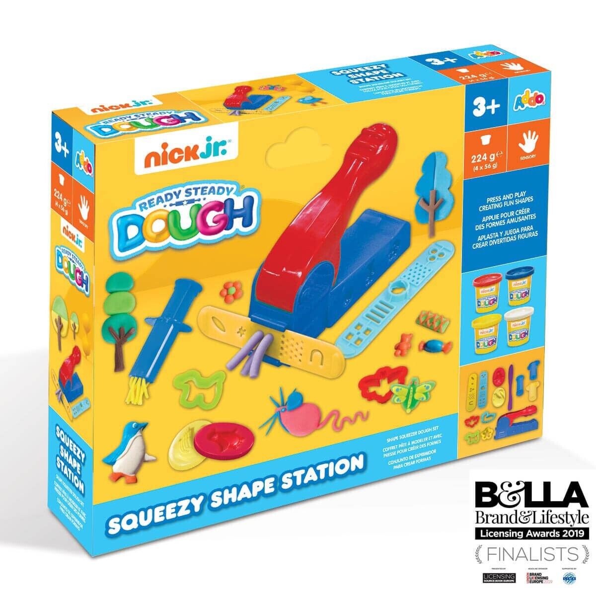 Nick Jr Ready Steady Dough Squeezy Shape Station ages 3+ Playset Craft Set Kids