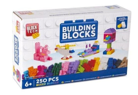 Block Tech Building Blocks 250PCS For Kids creativity and fun, Hours of Play