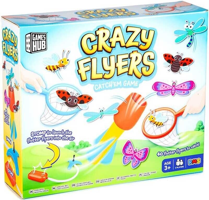 Crazy Flyers Go Wild with 40 Flutter Flyers - The Ultimate Catch 'Em Game Gift