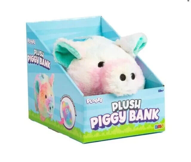 Tie-Dye Plush Piggy Bank Soft Plush Money Box - For From 1yr old and above