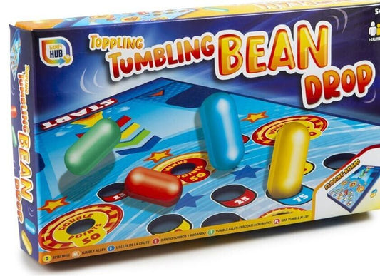 Toppling Tumbling Magic Jumping Bean Drop Alley Board Party Skill Toy Pinball...