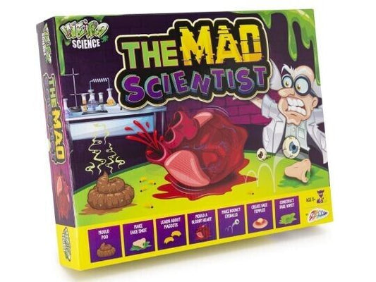 The Mad Scientist Weird Science Kit Fun Experiments Learning Set For Kids New