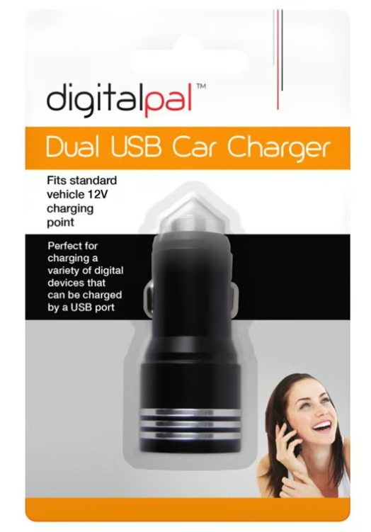 Digital Pal Dual USB Car Charger 2.1A