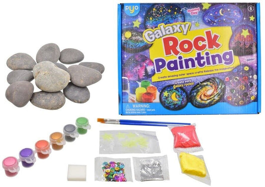 Brand New Galaxy Rock Painting Arts & Craft Set Kit Age 6+