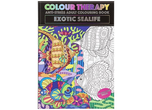 NEW EDITION A4 ANTI-STRESS ADULT COLOURING BOOK BOOKS RELAX Therapy FOR ADULTS