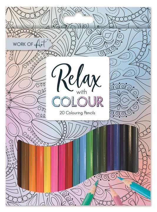 Colour Therapy Colouring Pencils - 20 pieces