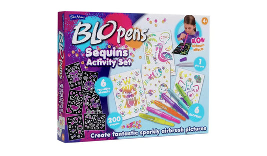 John Adams BLO Pens Sequins Activity Set For Kids