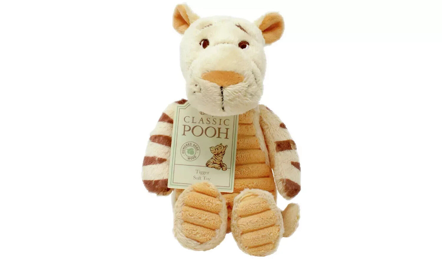 Disney Classic Pooh Soft Toys Disney  9” Plush Winnie Piglet Tigger Eeyore