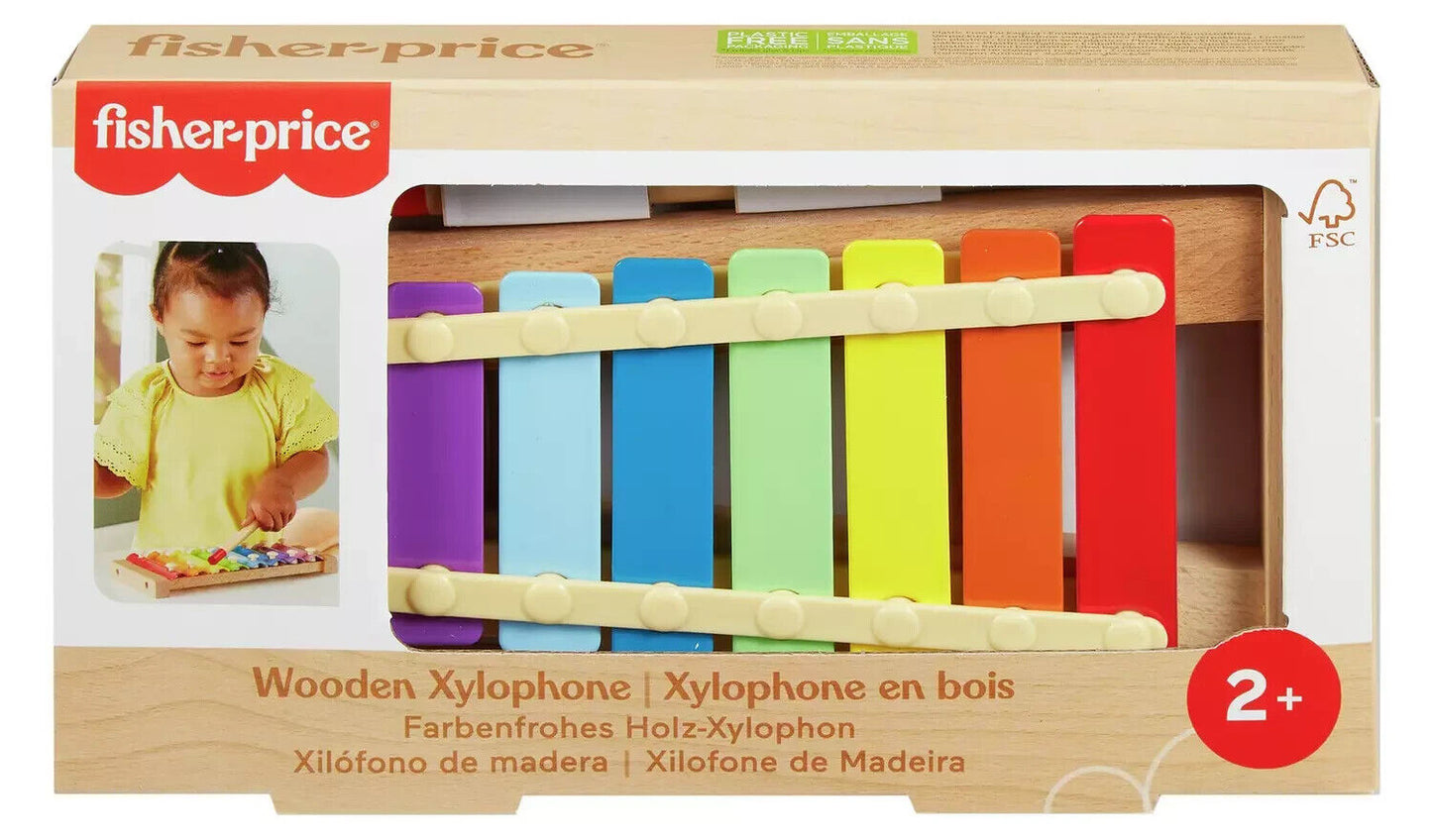 Fisher Price Wooden Xylophone Musical Toy