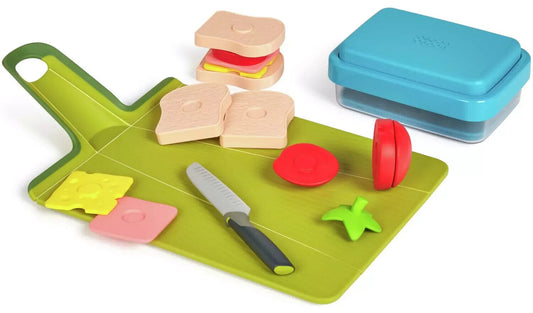 Joseph Joseph Play Pretend Sandwich Set with a Fun-to-Chop Toy Tomato