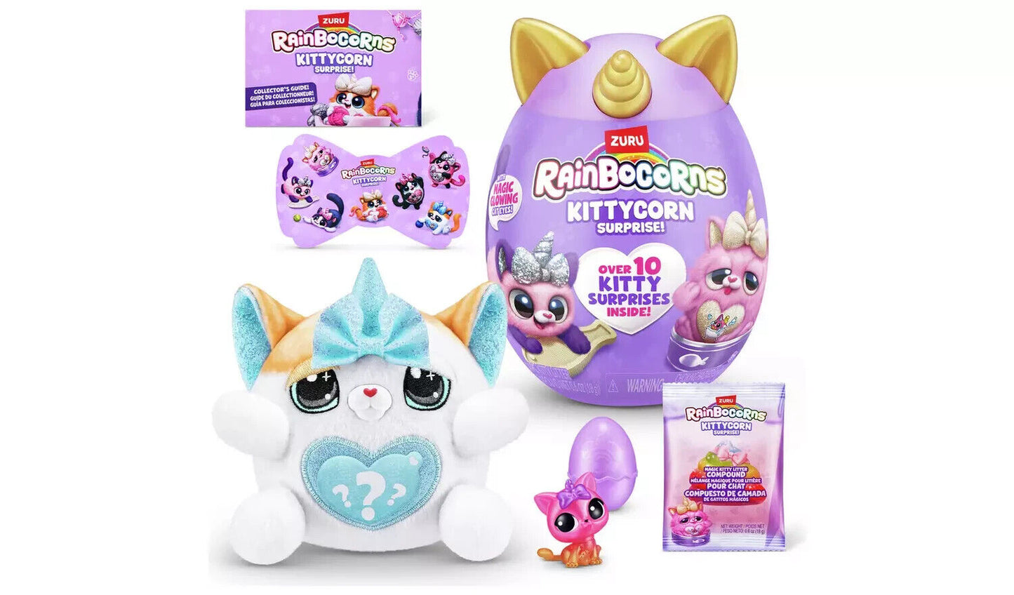 Rainbocorn - Kittycorn Surprise, Pink Ears, Glowing Eyes, 10 Surprises  New