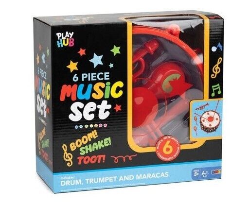 Harmony Essentials: 6-Piece Music Set/Instruments for Effortless Melodies Kids