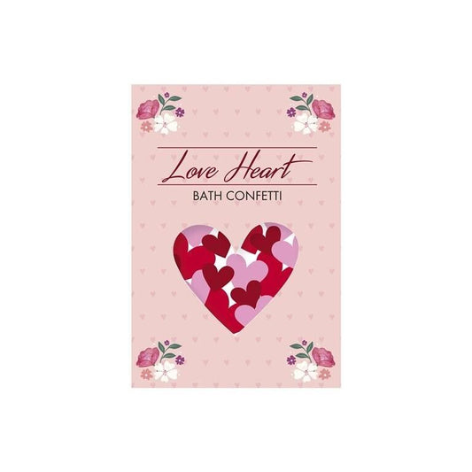 Indulge in Romance - Loveheart Bath Confetti - Perfect for Valentine's Day!